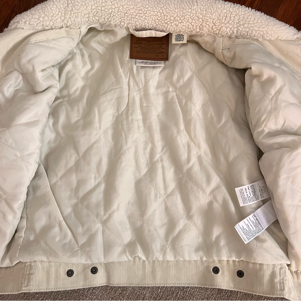 Levi’s Slim Sherpa Zip Trucker Jacket - Picture 7 of 8